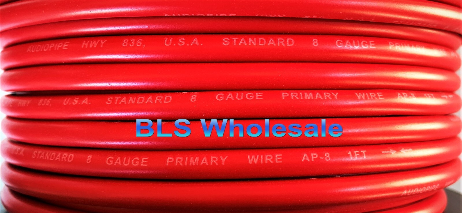 25ft Each Red & Black 8 Gauge Power Wires Car Auto Primary Wire Cable Wiring