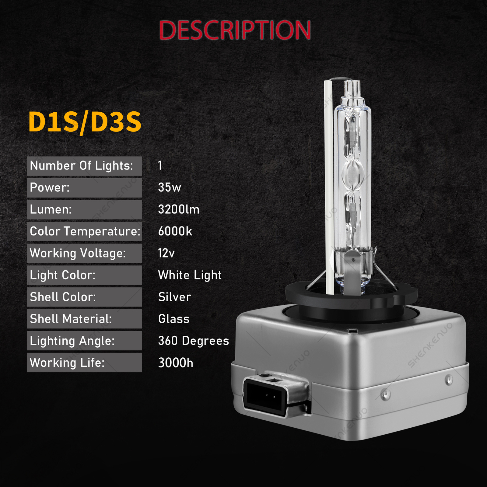 Stock Fit HID Headlight Bulbs For Buick Enclave 2013-2017 High Low Beam Qty 2 DX