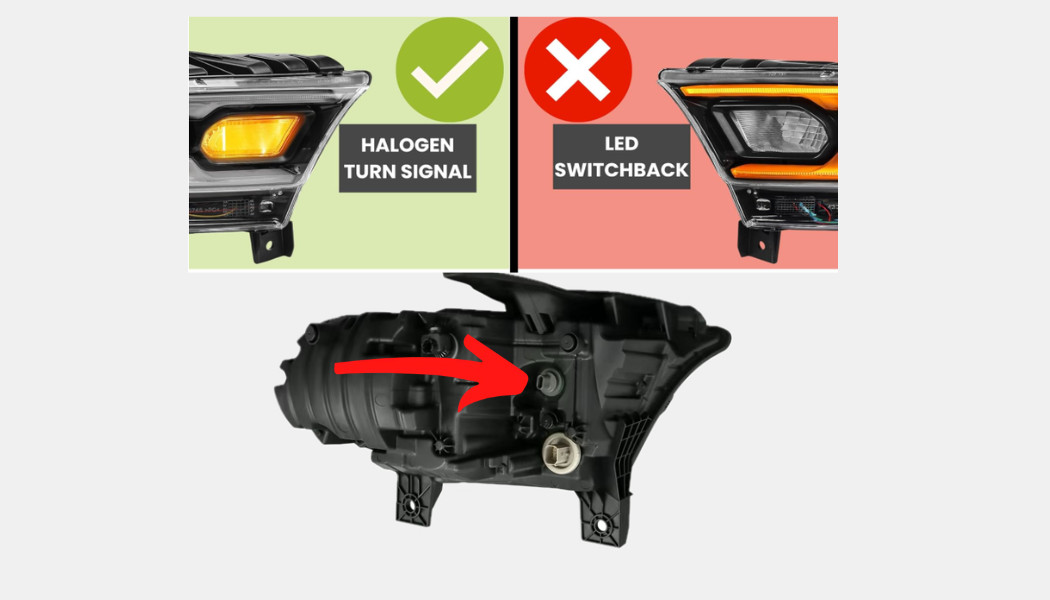 For 2007-2012 GMC Acadia HID to Halogen Headlight Conversion Wiring Adapter Set