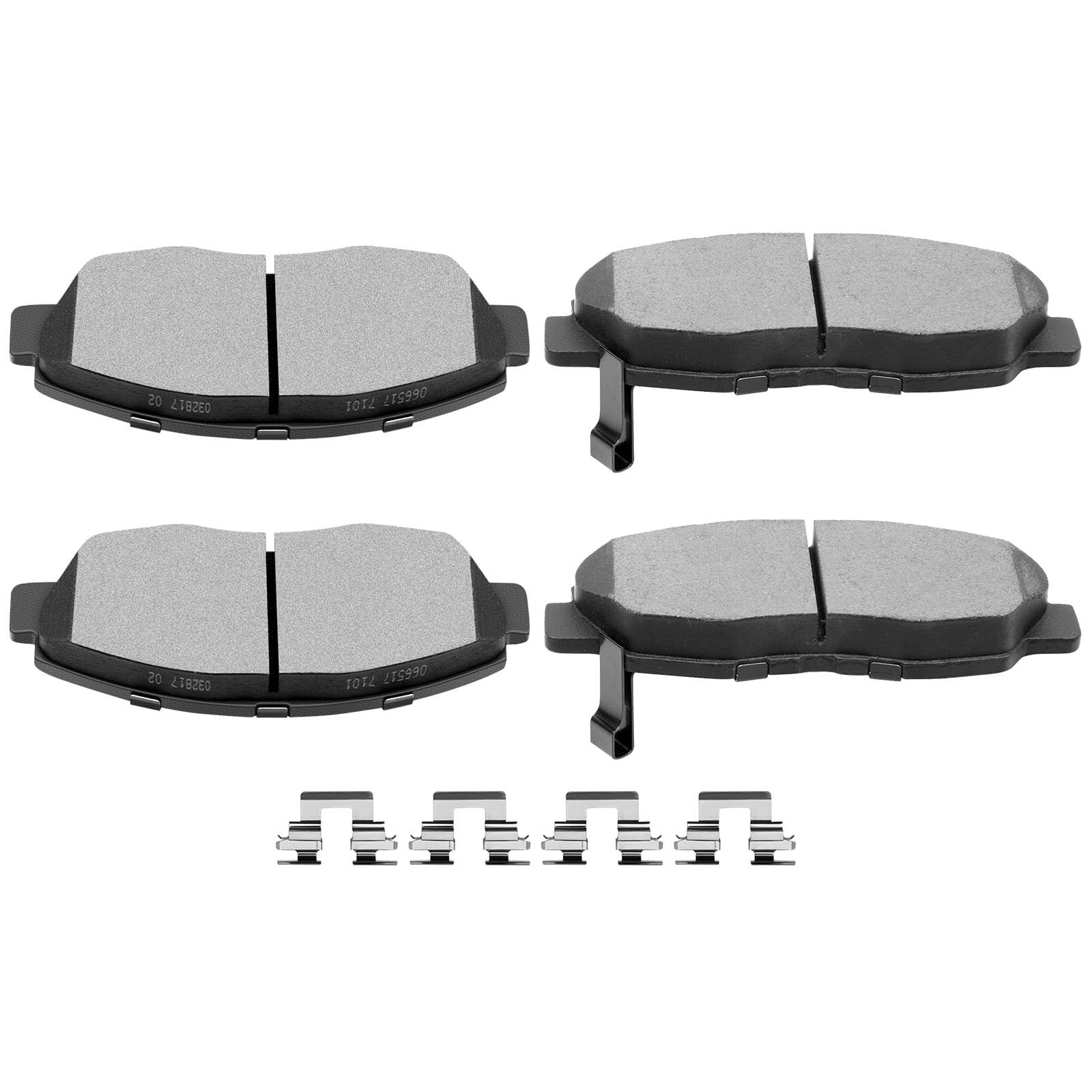 SCITOO D465 Front Ceramic Brake Pads As Pictures Shown, Shown