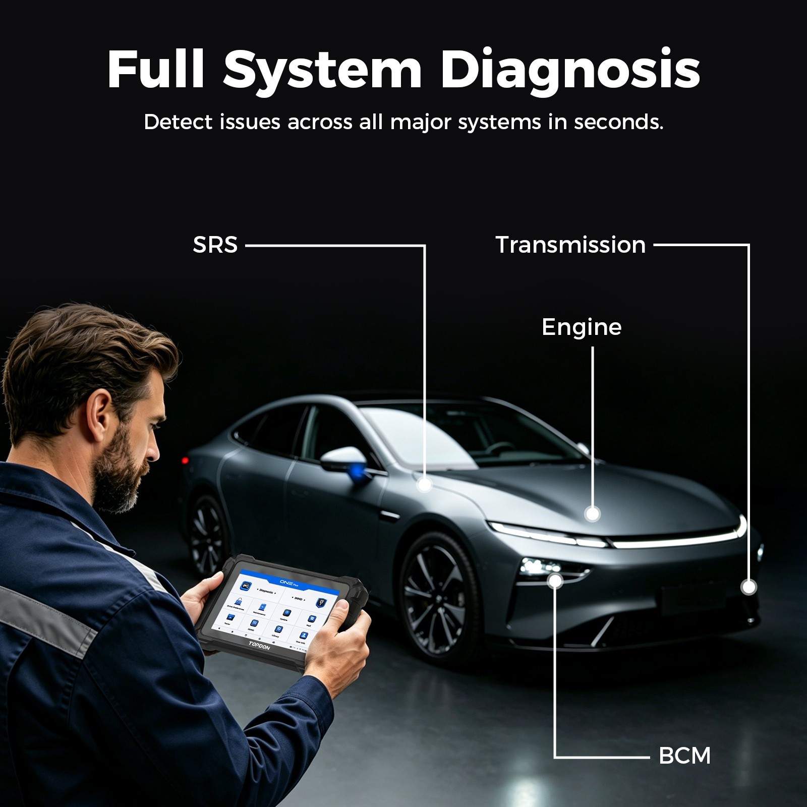 🔥2026 NEW TOPDON ONE Plus 2-Year Free Update OBD2 Scanner ECU Programmer Tool