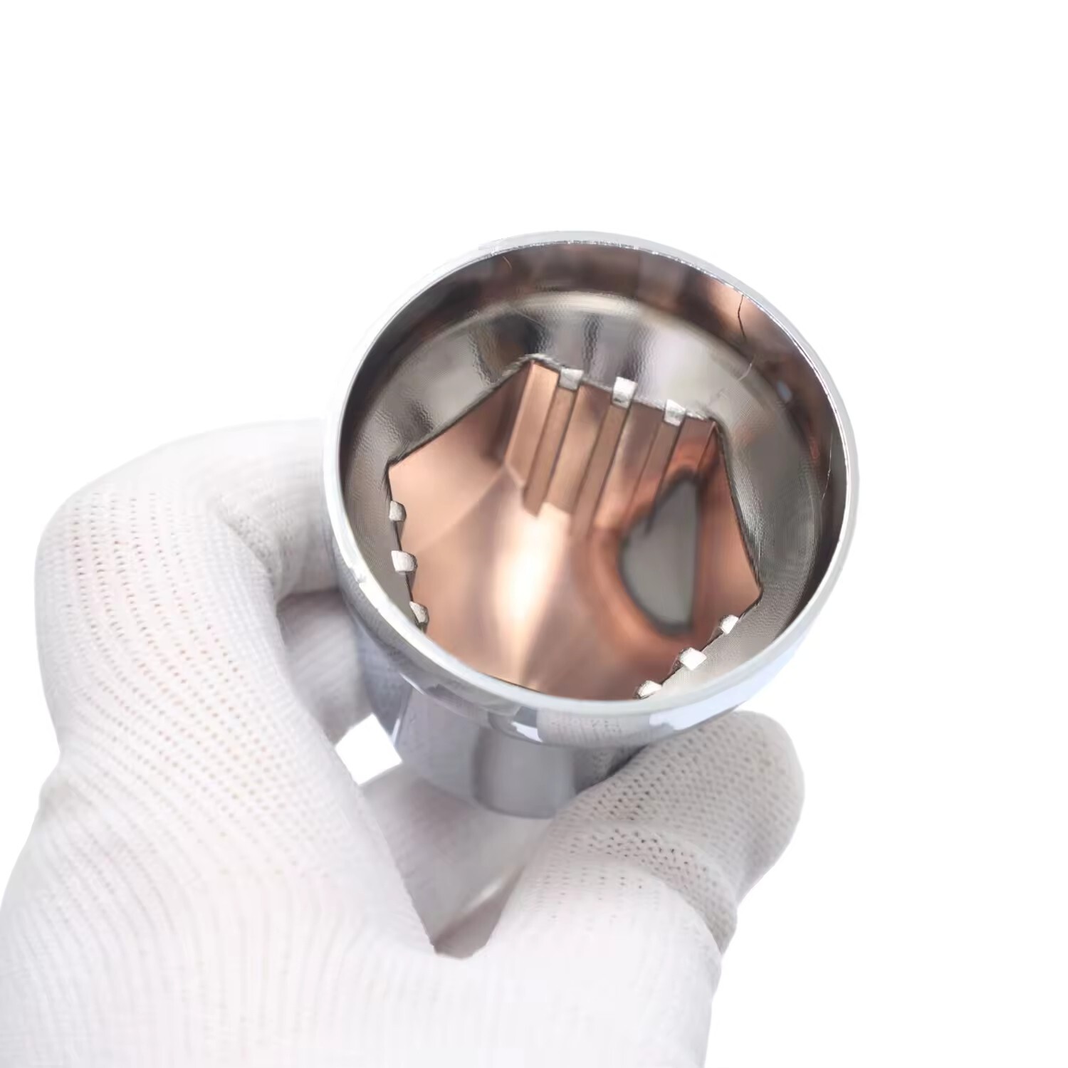 33mm Chrome ABS Plastic Push-on Bullet Lug Nut Covers (Pack of 40)