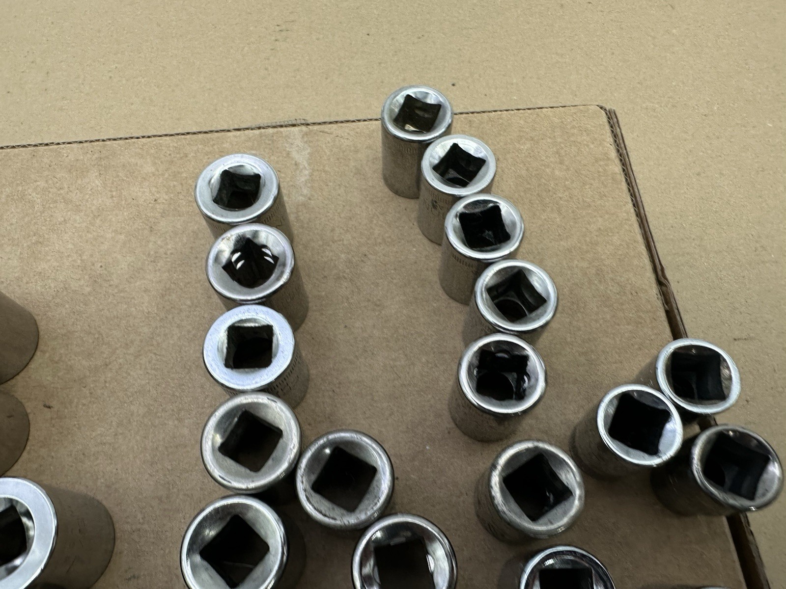 40pc LOT Craftsman G Inverted G2 Socket Set 12 Point 3/8″ Drive 10mm-19mm USA