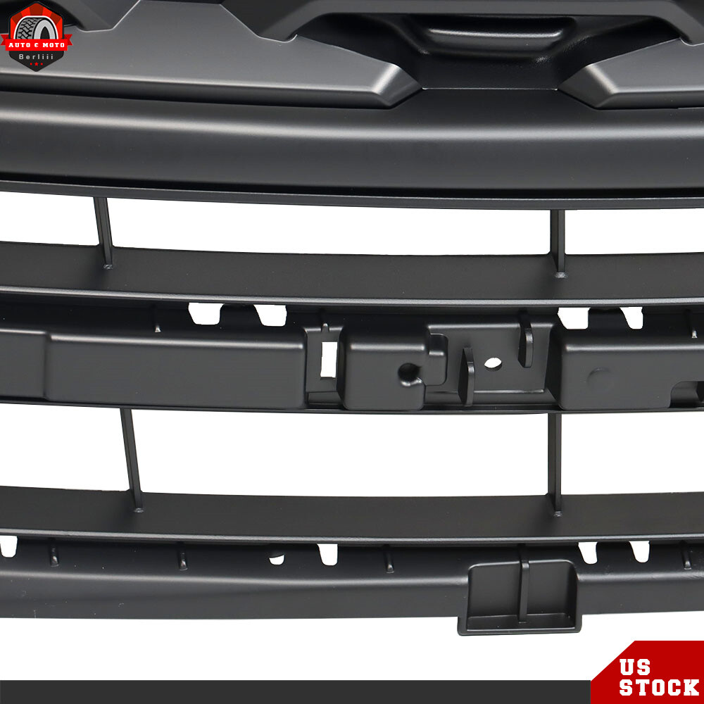 Painted Front Upper Bumper Grille Grill Assembly Fit For 2018 2019 Ford Explorer