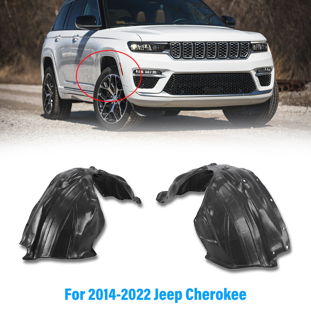 Fender Liners For 2014-21 Jeep Grand Cherokee Front Left and Right Side Plastic