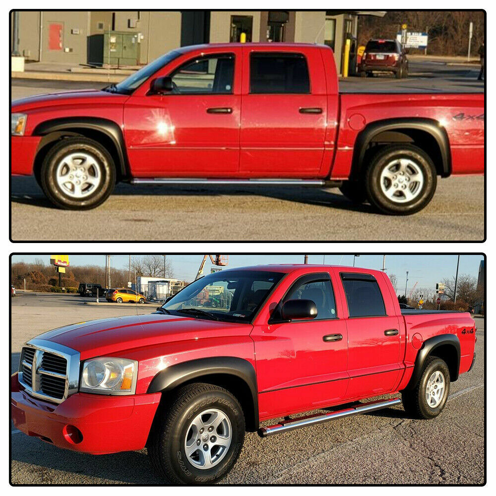 Wheel Protector Pocket Fender Flares Fit For 2005-2011 Dodge Dakota