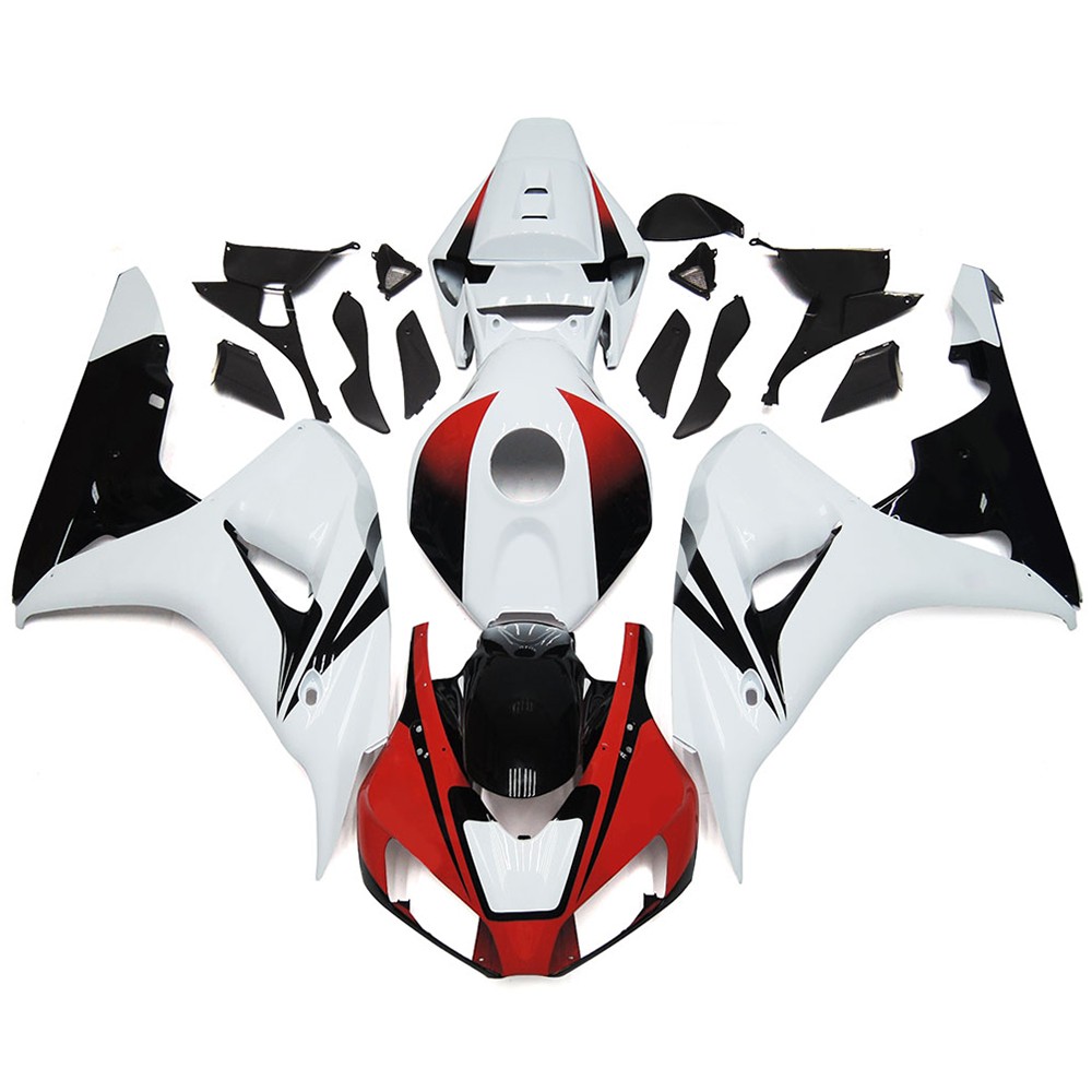 Injection Fairings For Honda 2006 2007 CBR1000RR 06 07 Bodywork Red White Black