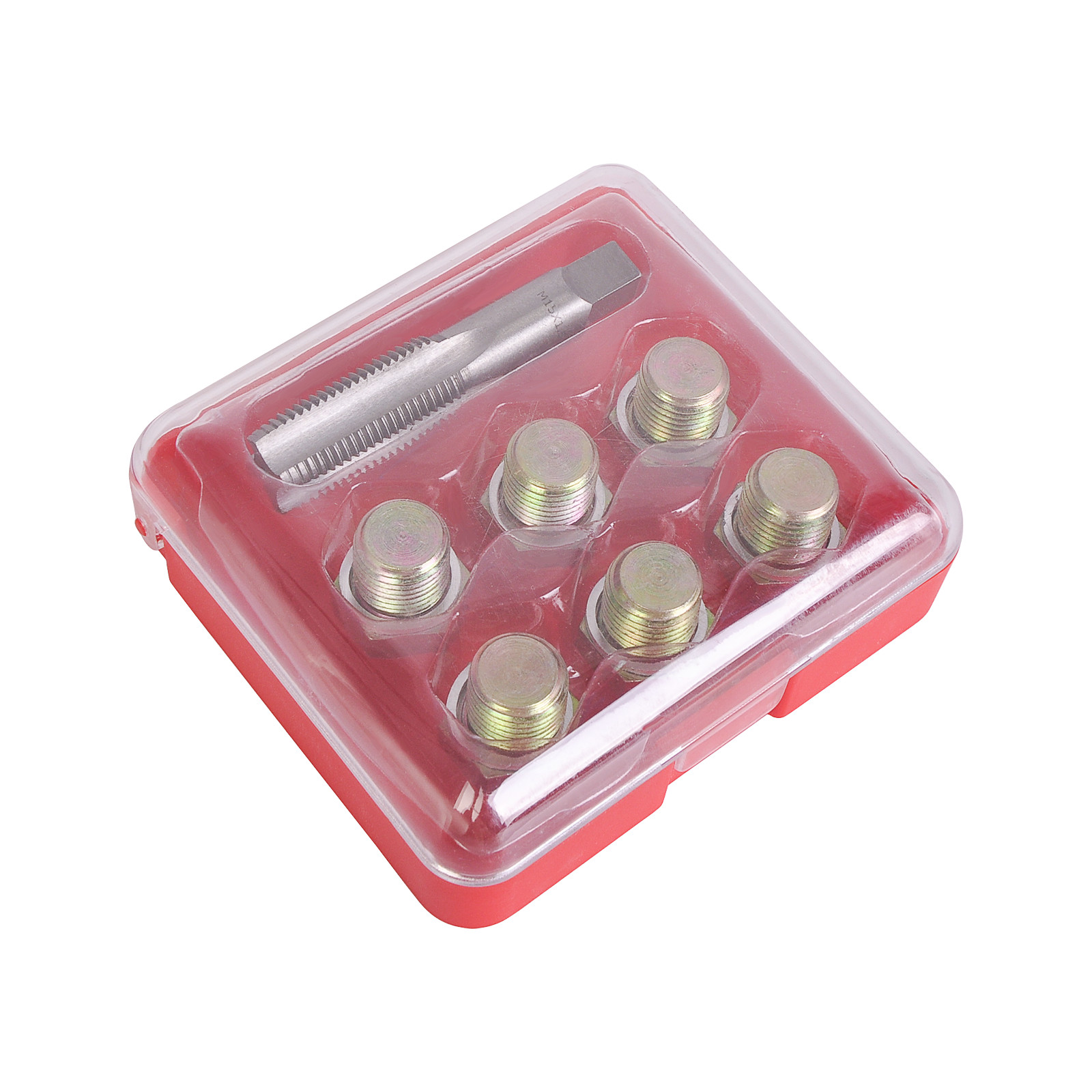 M15 x 1.5MM Oil Drain Plug Tap Thread Repair Kit Oil Pan Screws Rethread Tool