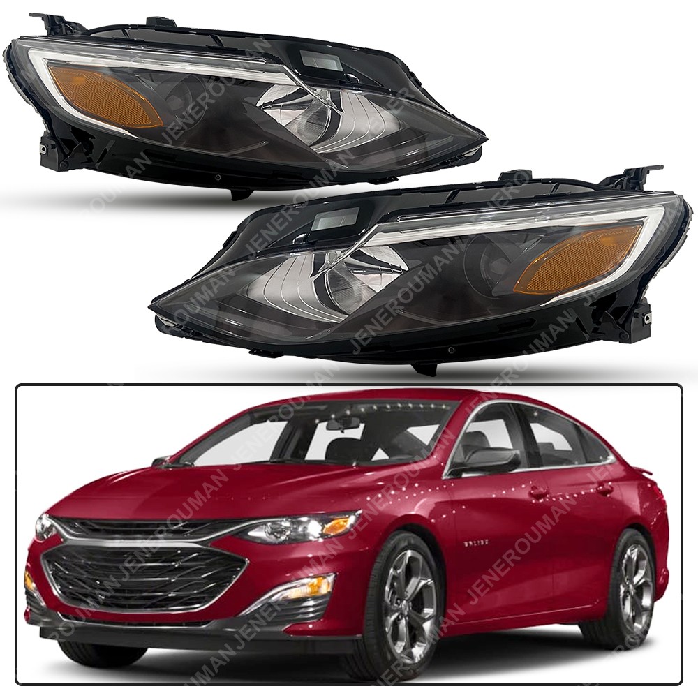 Headlight Assembly Fit For 2019-2025 Chevrolet Malibu Halogen Headlamp W /Bulb