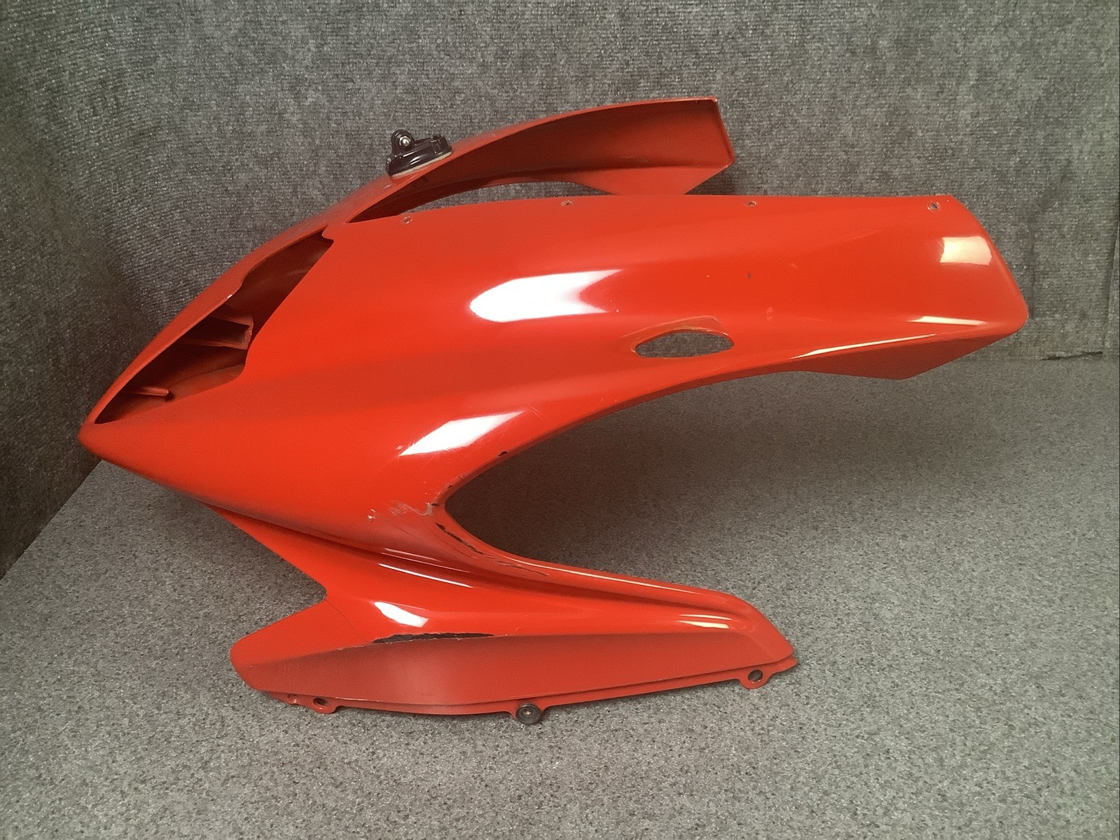 12-14 MV Agusta F3 675 OEM Upper Front Nose Fairing Cowl Red 533