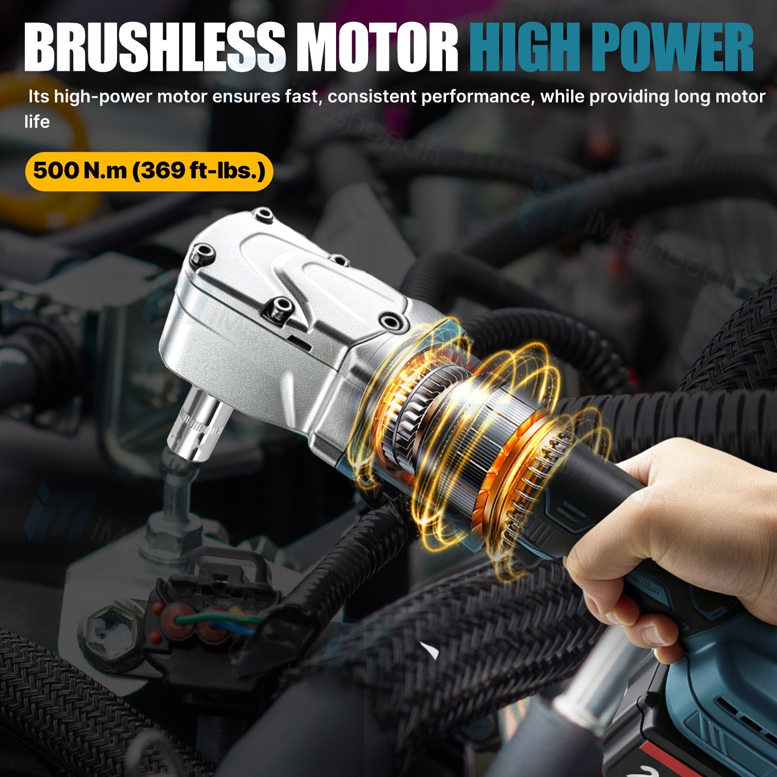 Cordless Compact Impact Driver Hammer Drill Combo Kit with 2 Battery & Charger