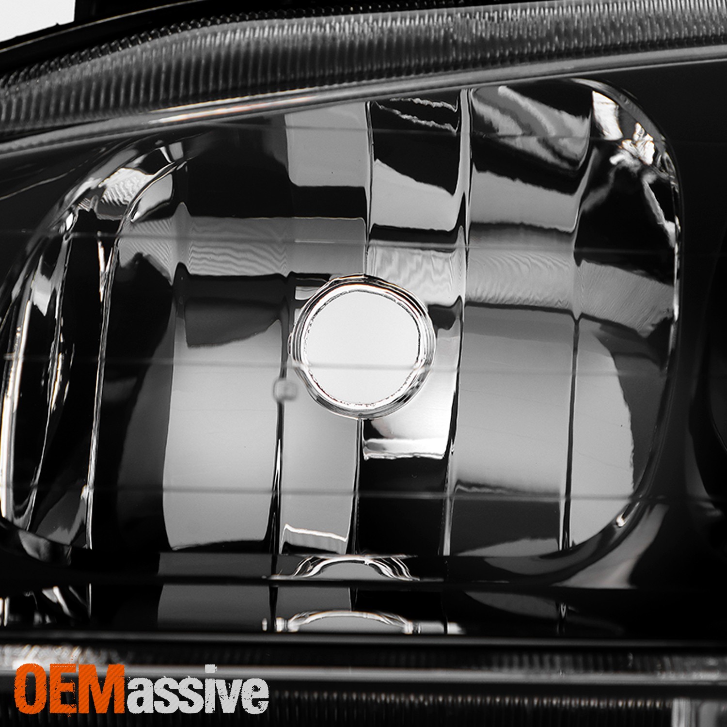 For 1997-1999 Mitsubishi Eclipse Headlights Headlamp Black Housing Right-Left