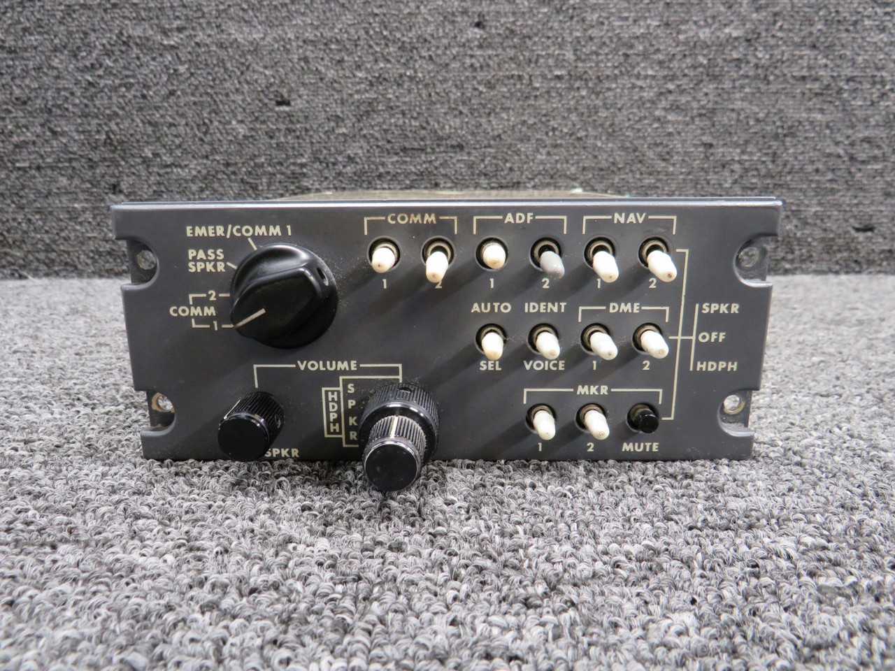 5640-1 Avtech Corporation Audio Control Unit with Modifications (Volts: 28)