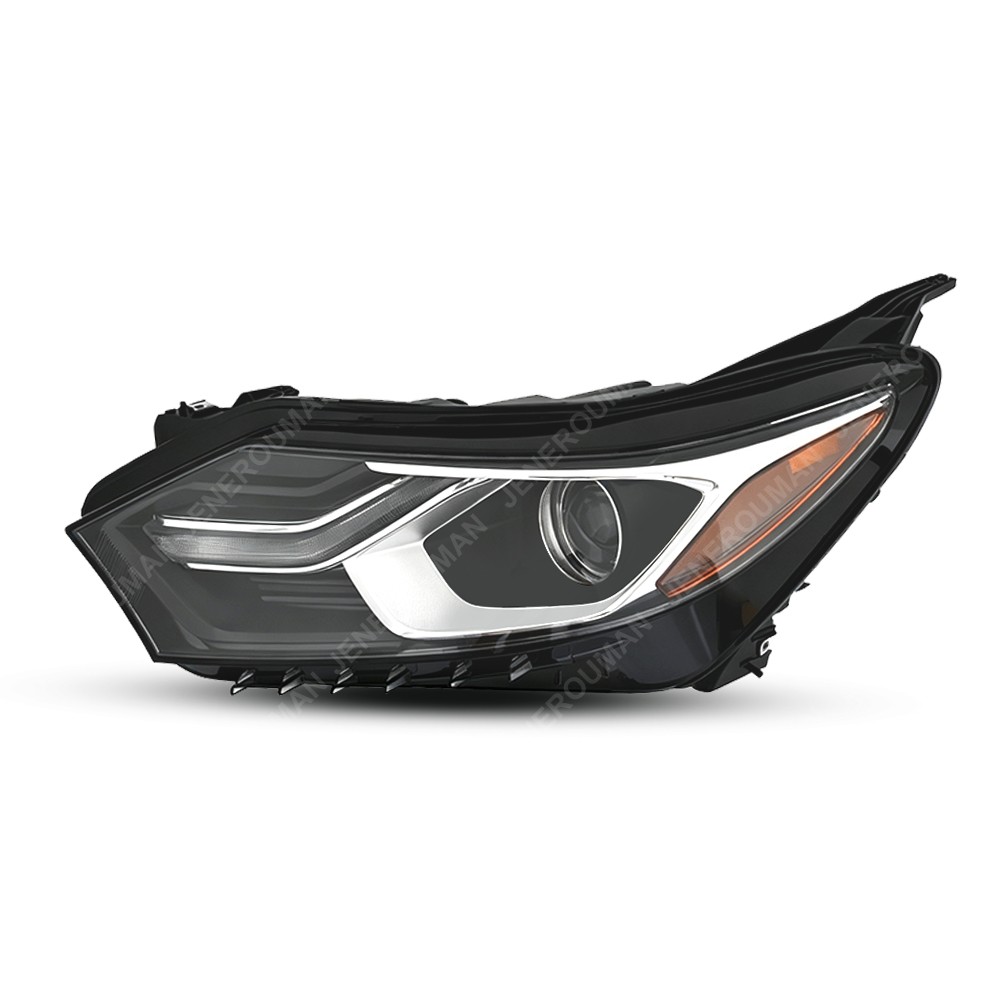 LH RH Pair Headlights For 2018-2021 Chevrolet Equinox Halogen Headlamps W/ Bulbs