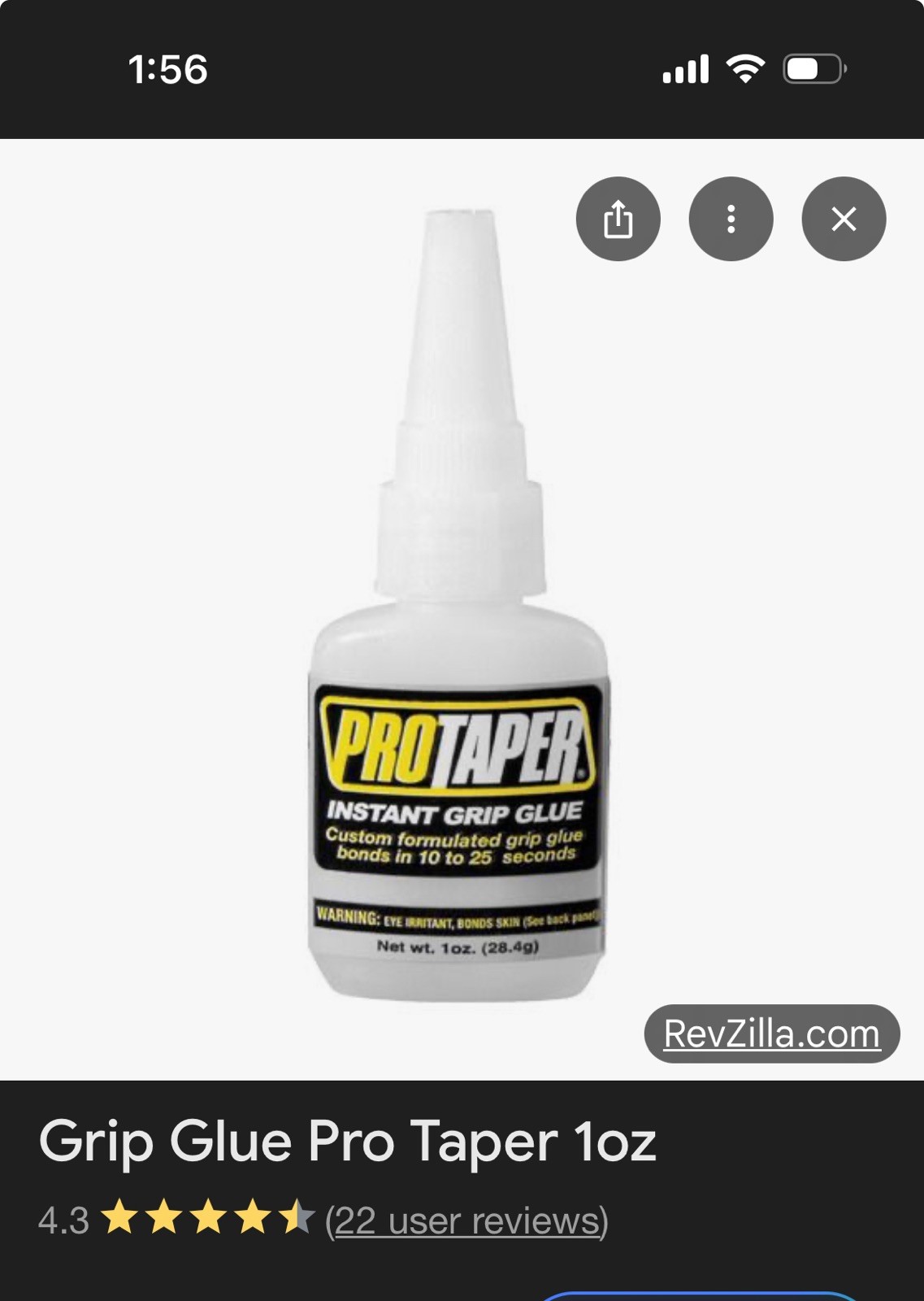 ProTaper Instant Grip Glue Pro Taper Quick Drying Motorcycle Dirt Bike ATV MX