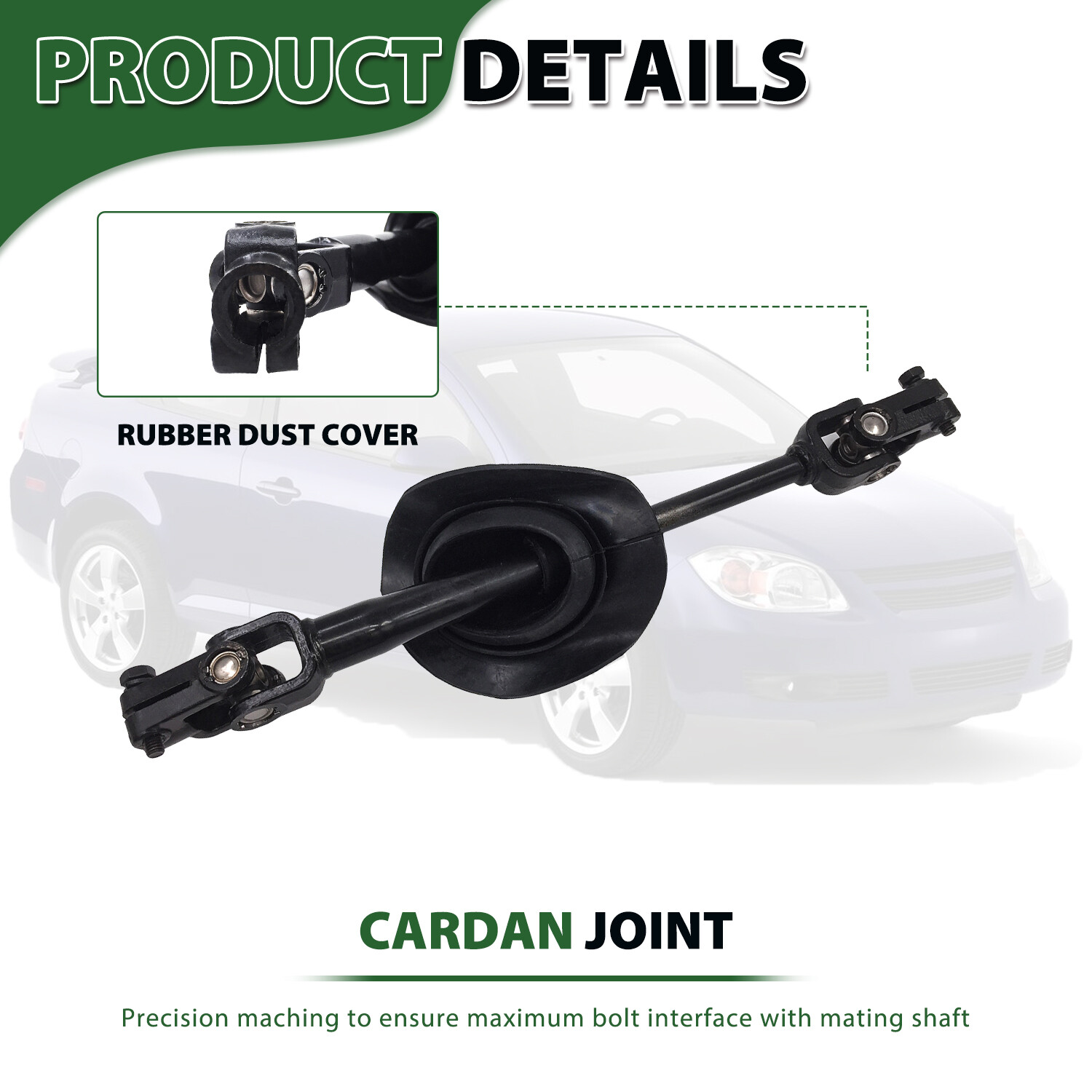 Intermediate Steering Column Shaft & Coupler for Cobalt G5 Ion Red Line 15800140