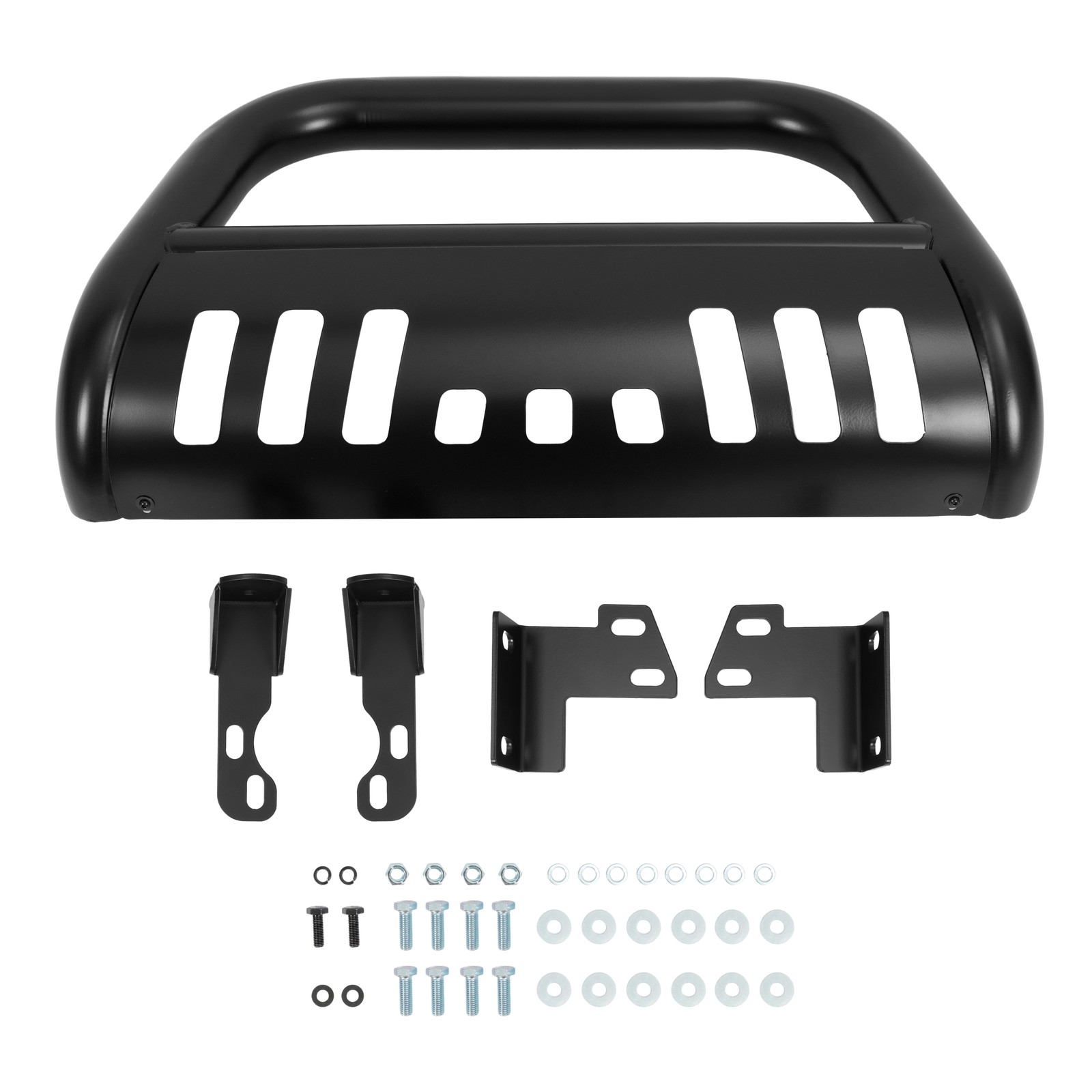 FOR 05-21 NISSAN FRONTIER PATHFINDER BLACK 3″ BULL BAR PUSH BUMPER GRILLE GUARD