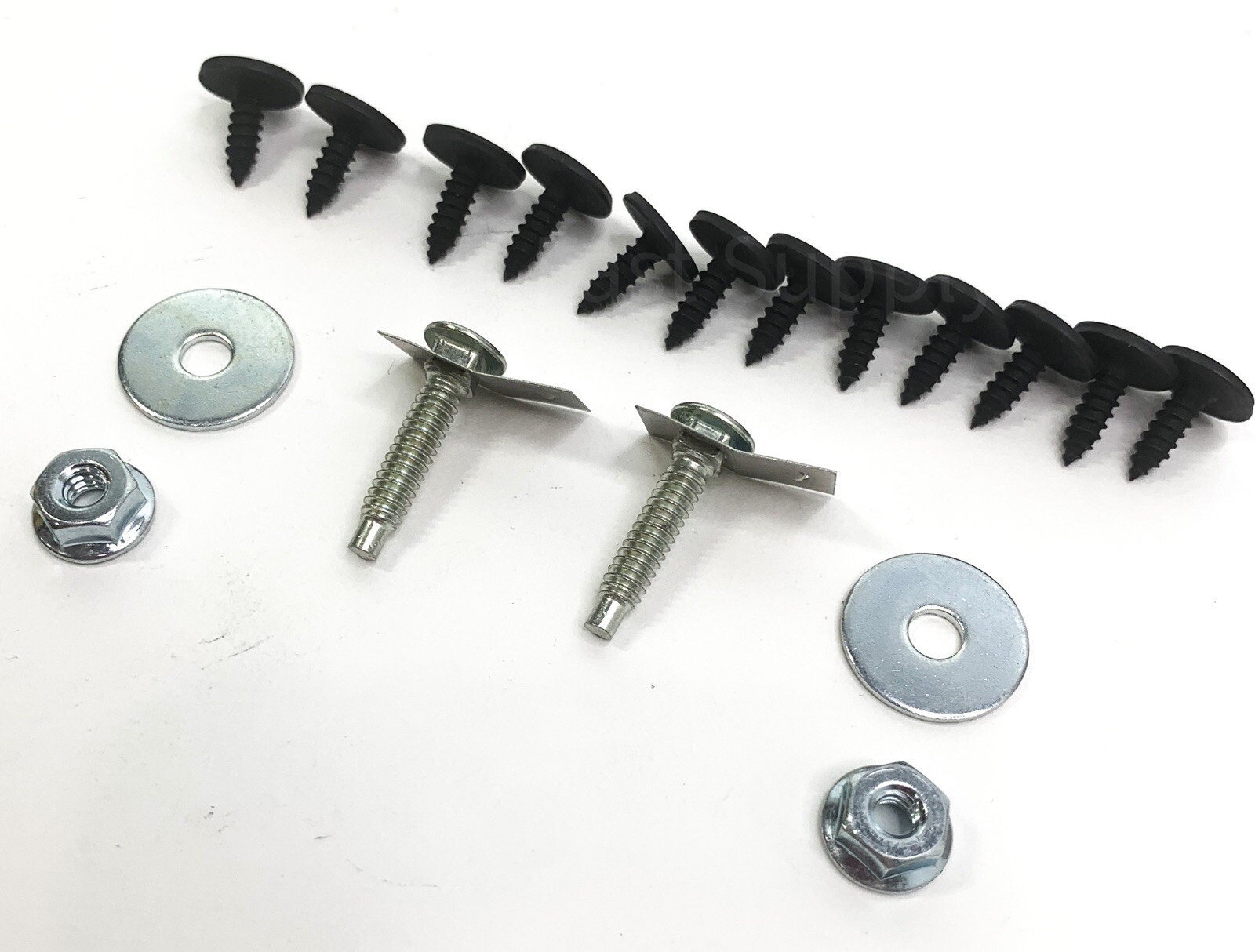 Rear Valance Mounting Hardware Kit Flat Screws Nuts Washers 1965-66 Ford Mustang