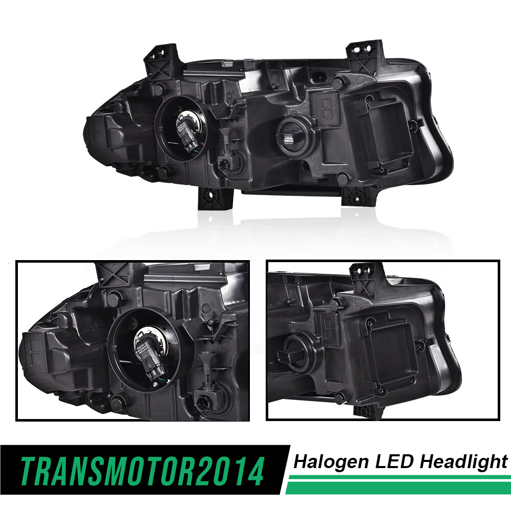 Fit For Dodge Charger 15-22 Headlights LED DRL Halogen Left & Right Headlamps