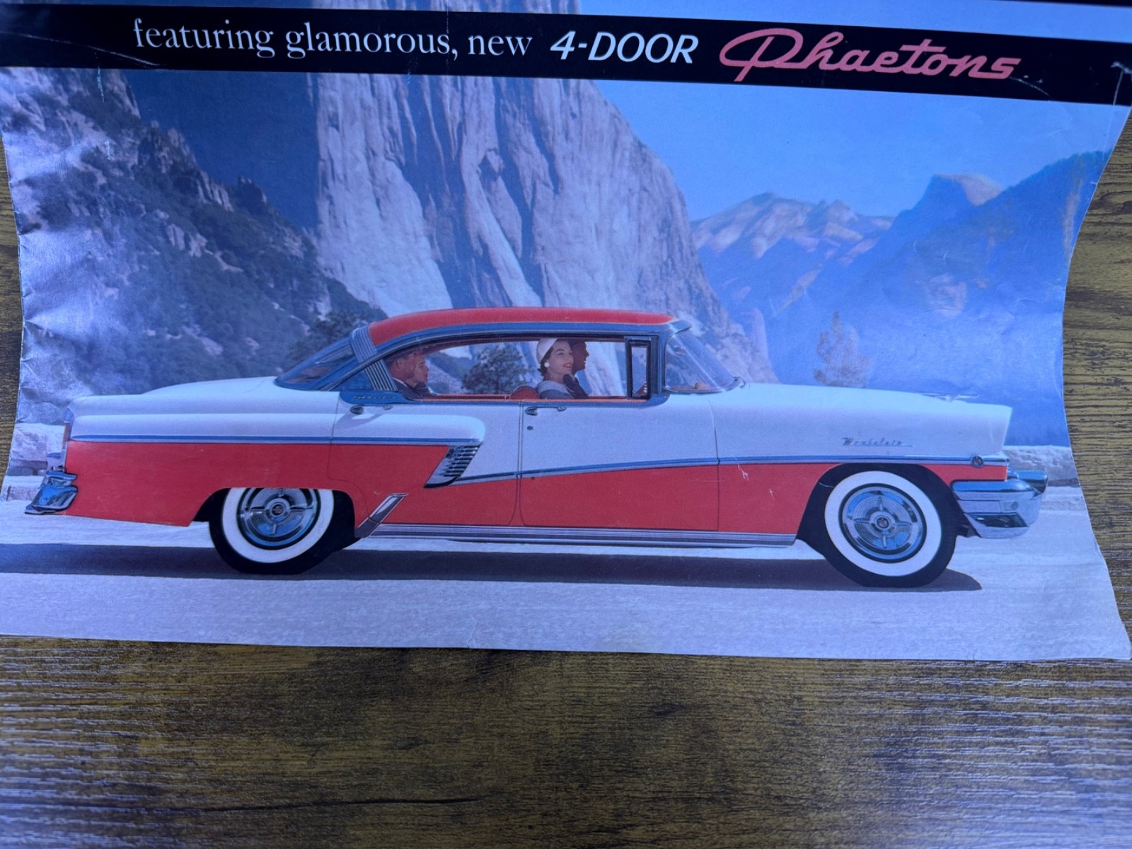 1956 Mercury Montclair Monterey Custom Sales Brochure Buyer Catalog Ad