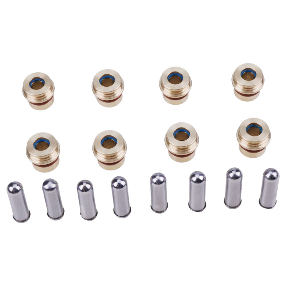 8Pcs Valve Plunger Kits Fits For Caterpillar 216B,226B,232B,236B,242B,246B,252B