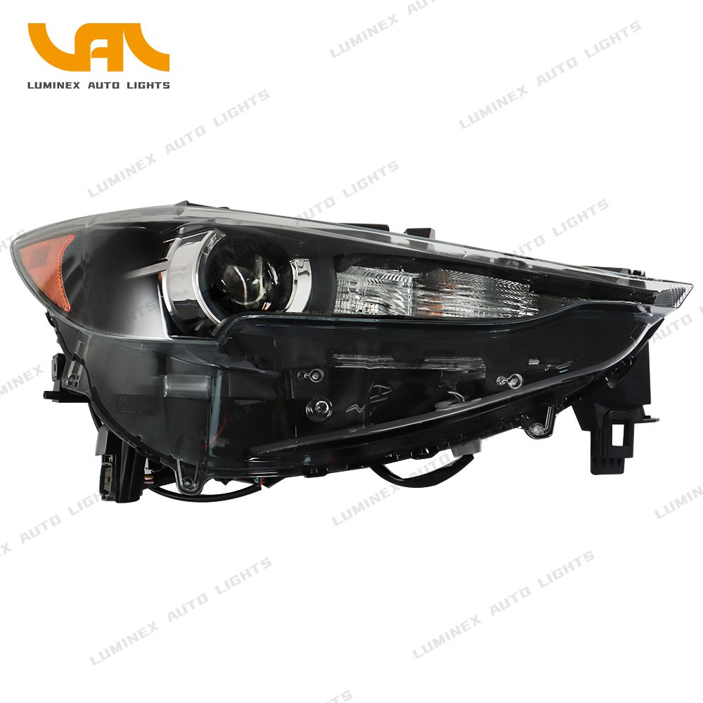 Headlight Assembly For Mazda CX5 2017-2021 LED Black Housing Clear Lens Right RH