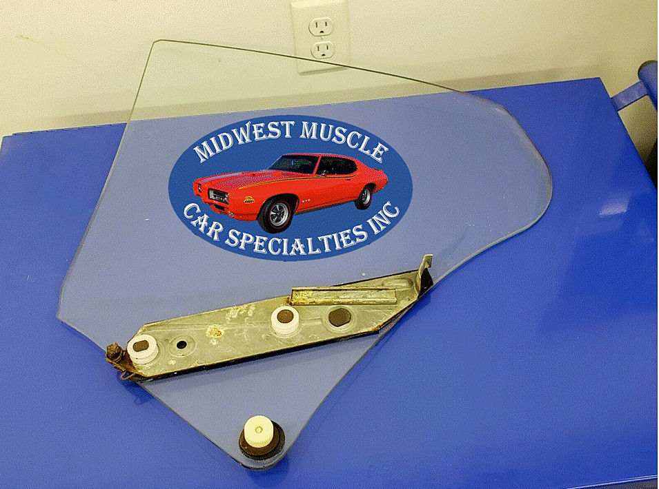 68-72 GM A body Window Roller Rear Quarter Glass Set GTO Chevelle 442 GS 8pcs ZH