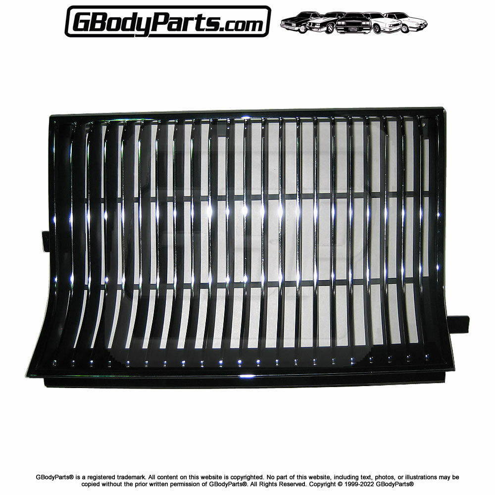 1986 Oldsmobile Cutlass 442 CHROME Plated & BLACK Painted Grille Grill SET NEW