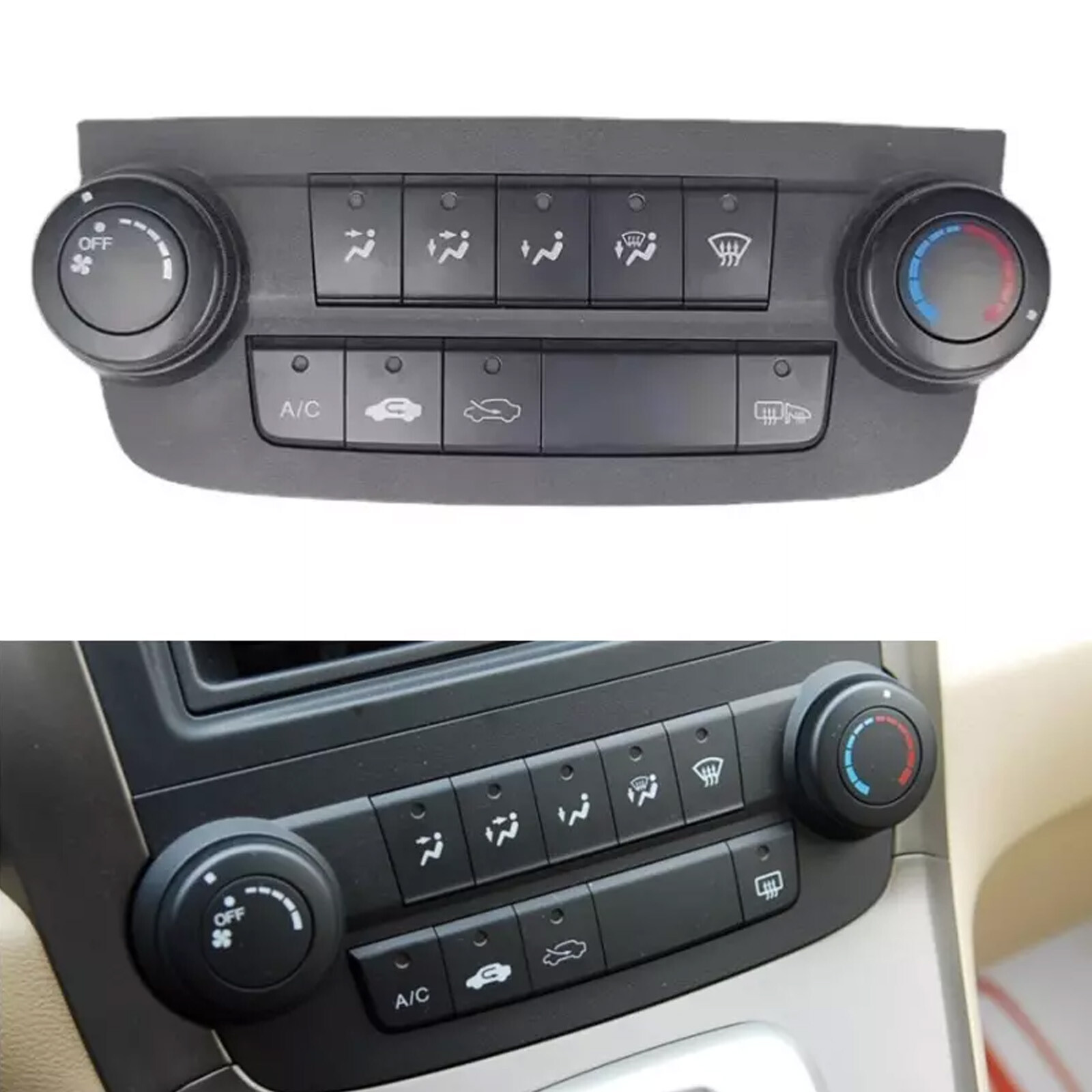 A/C Heater Temperature Climate Control Button Panel for Honda CR-V 2007-2011