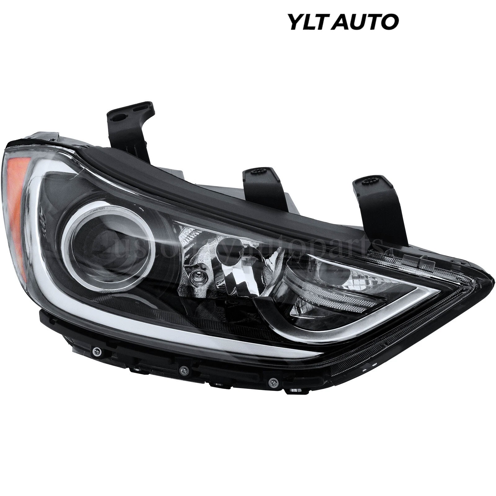 Headlight Pair Halogen For 2017 2018 Hyundai Elantra Headlamp Passenger Driver