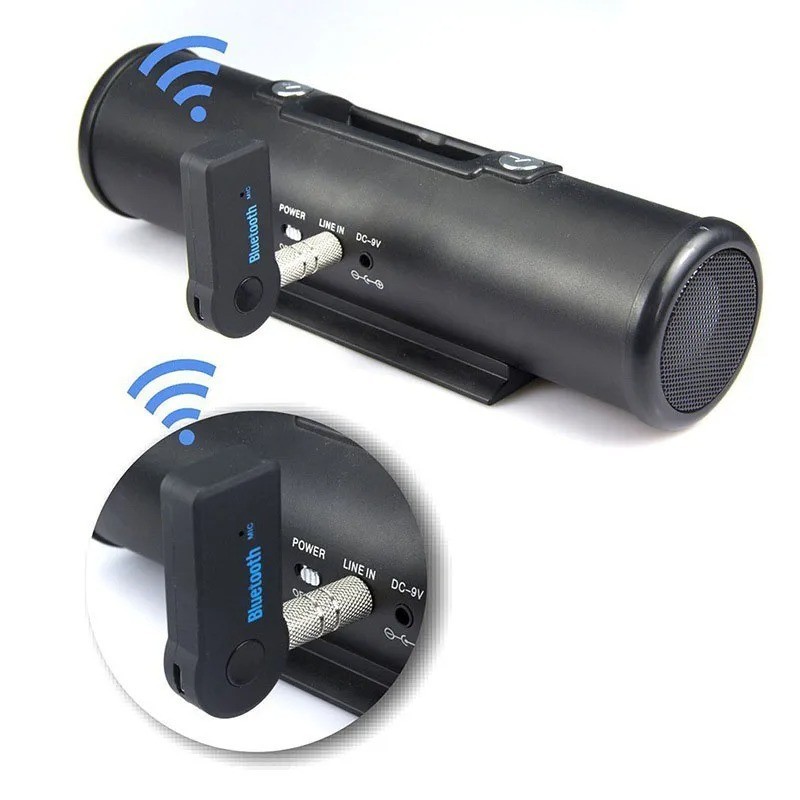 Bluetooth 5.0 Wireless Receiver 3.5mm AUX Car Audio A2DP Adapter 2-in-1