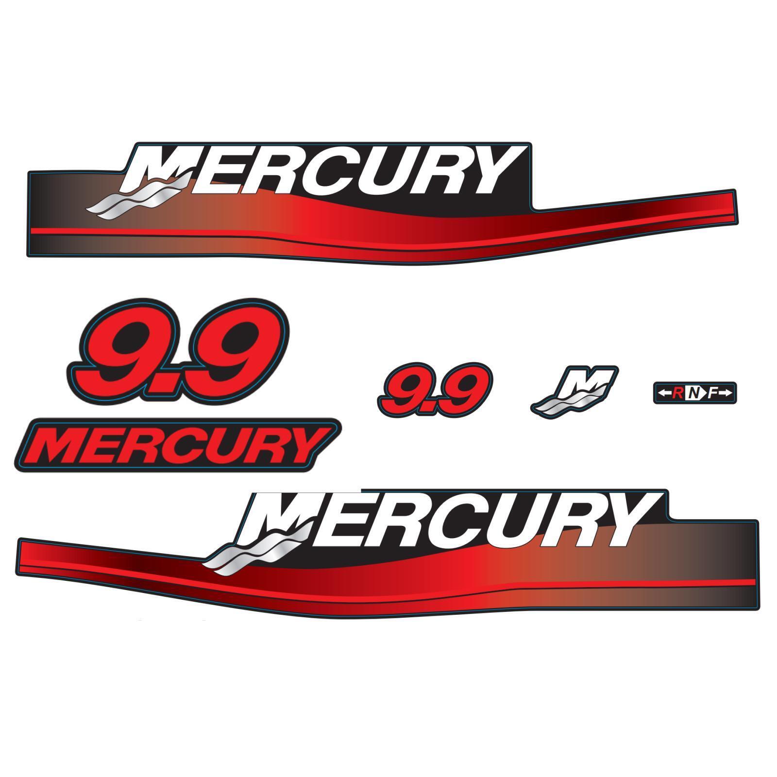 Mercury Outboard Decals Sticker 2-Stroke 9.9hp 1999-2006 Year 12836A00