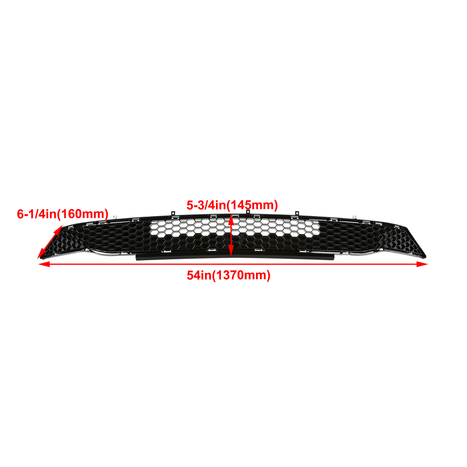 Black Front Lower Bumper Grill Grille Honeycomb Style For Ford Mustang 2018-2022
