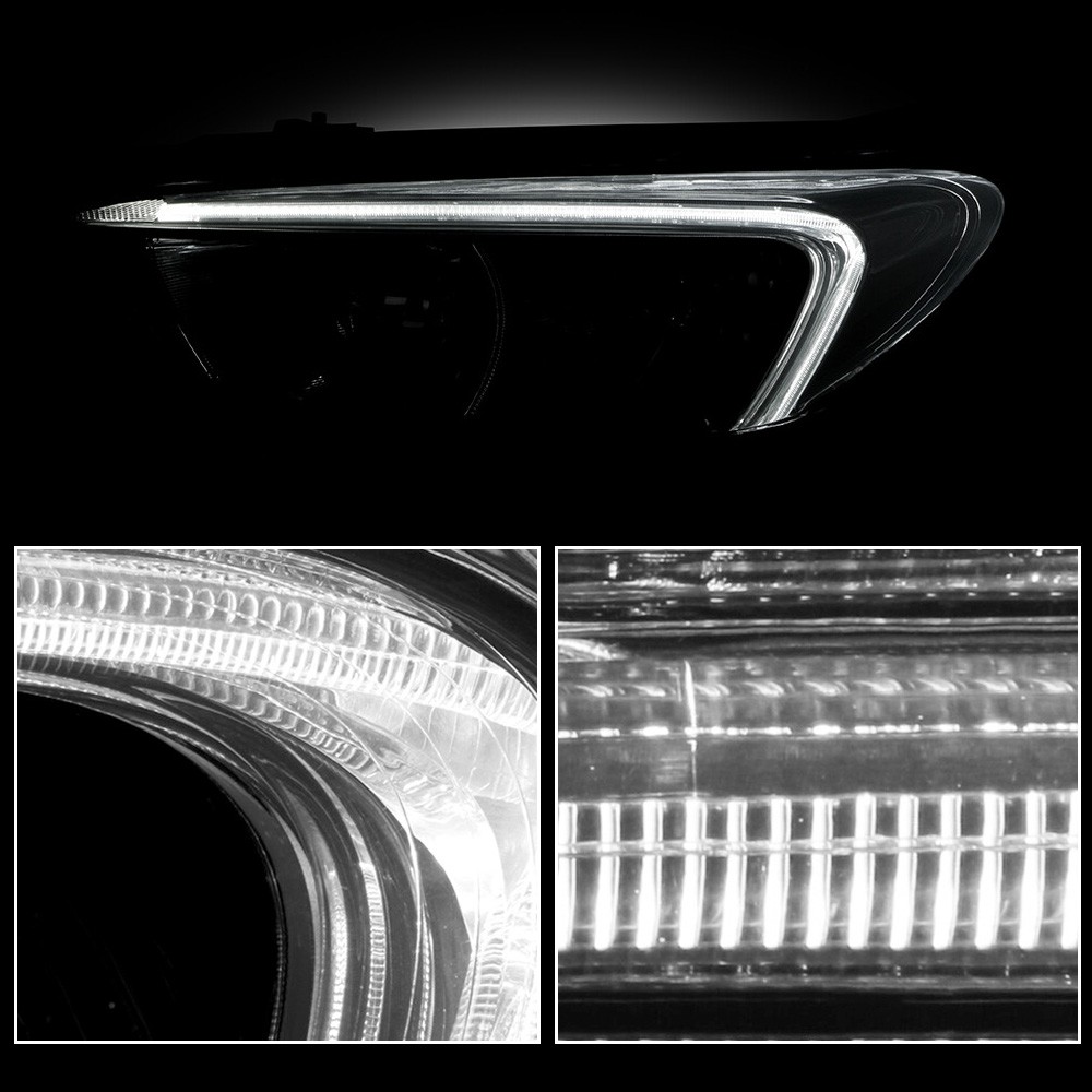 Halogen Headlight For 2020-2023 Buick Encore GX w/LED DRL w/Bulb Left+Right Pair