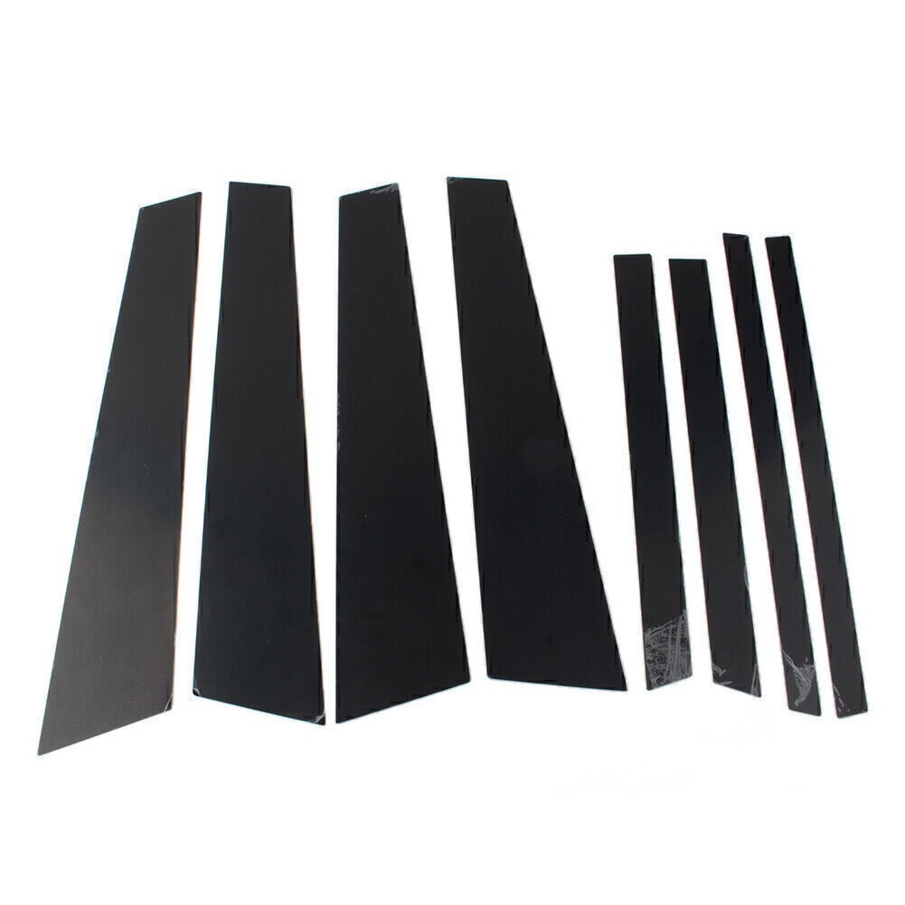 8pcs Glossy Black Set Pillar Posts Door Window Trim For BMW X3 F25 2011-2017