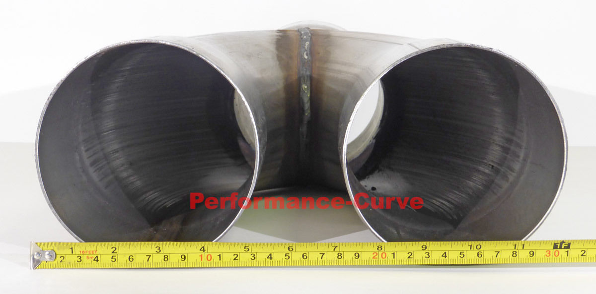 5″ / 5″ Y Pipe Stainless Steel Universal Custom Performance Exhaust Diesel