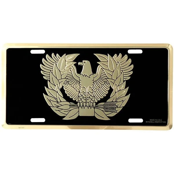 United States Army Warrant Officer Embossed License Plate (Licensed Product)