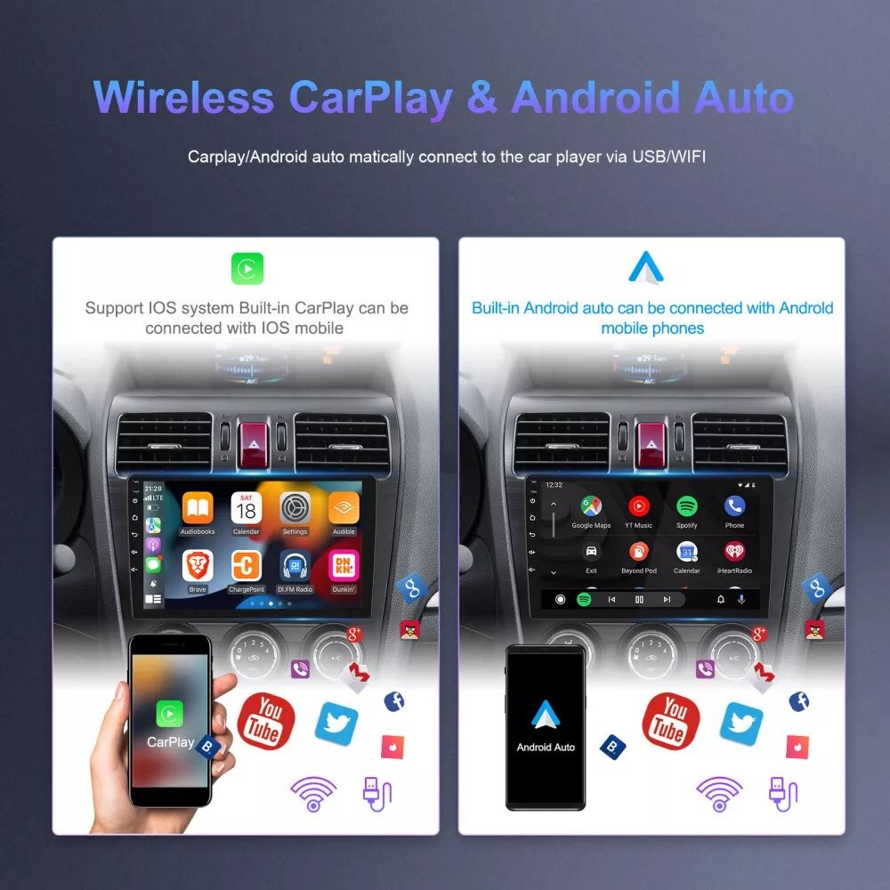 7” Android 13 Carplay Car Radio FM Stereo For Scion xB 2008-2015 GPS MP5 Player