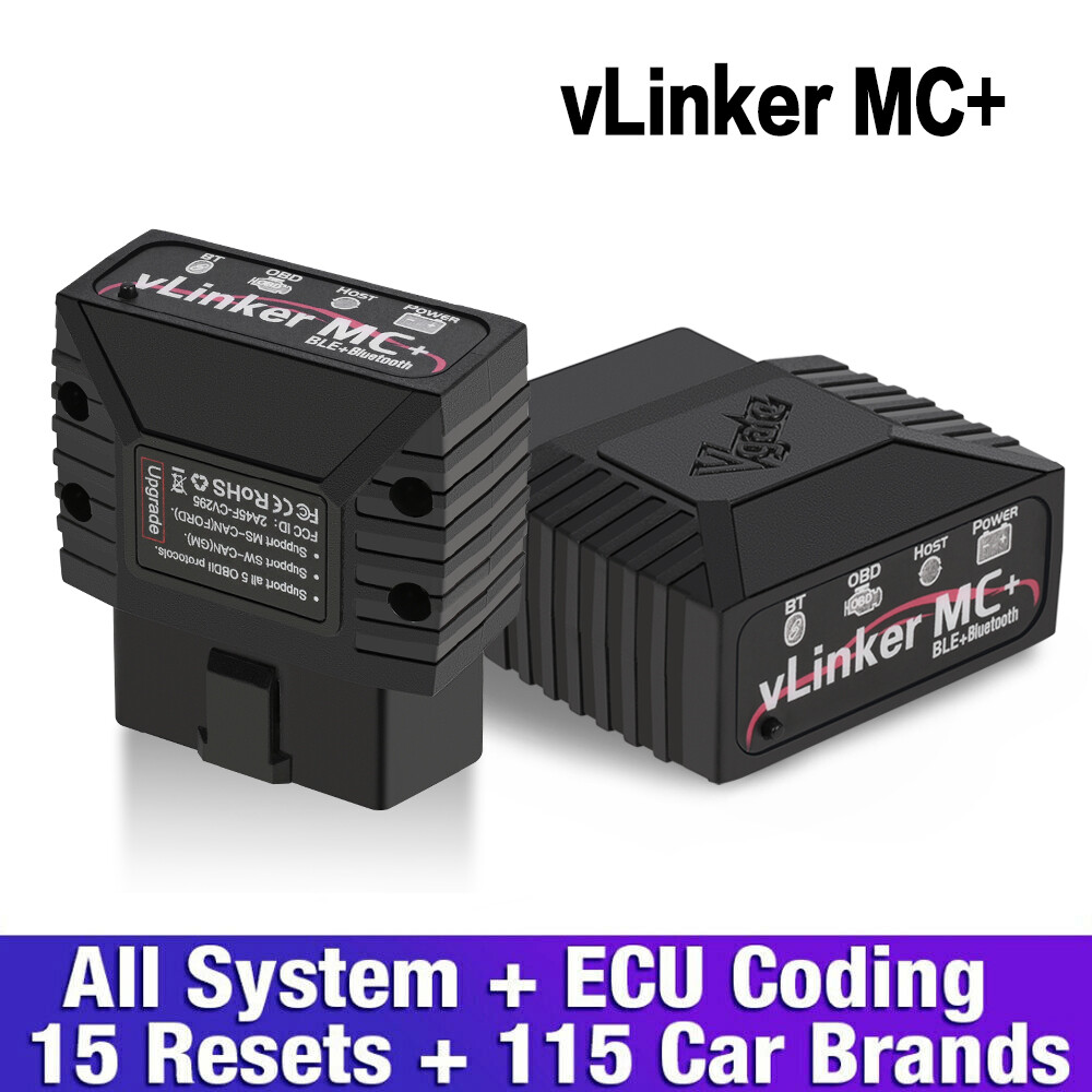 VLinker MC 4.0 Bluetooth Supports Android IOS OBDII Vehicle Diagnostic Tool V2.2