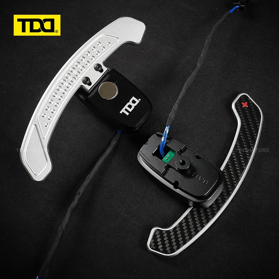 Glossy Carbon Fiber/Aluminum Alloy Paddle Shifter For Mercedes Benz AMG