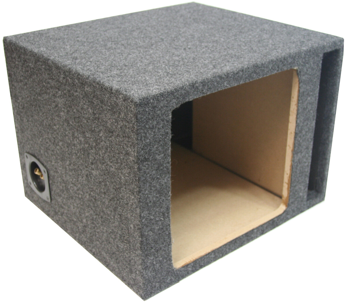 Car Audio Single 10″ Vented Square Sub Box Enclosure fits Kicker L7 Subwoofer