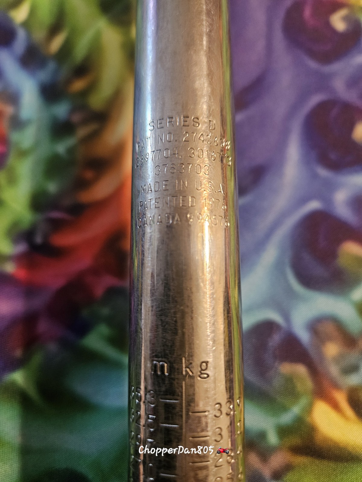 Vintage Central Tool Co. #2252 🧰 1/2″ Drive Click Torque Wrench USA 30-250 Lbs.
