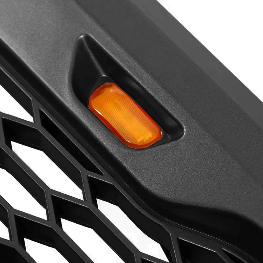 Grille For 2004-2008 Grill Raptor Style Black Front Hood Mesh W/Letter Matte