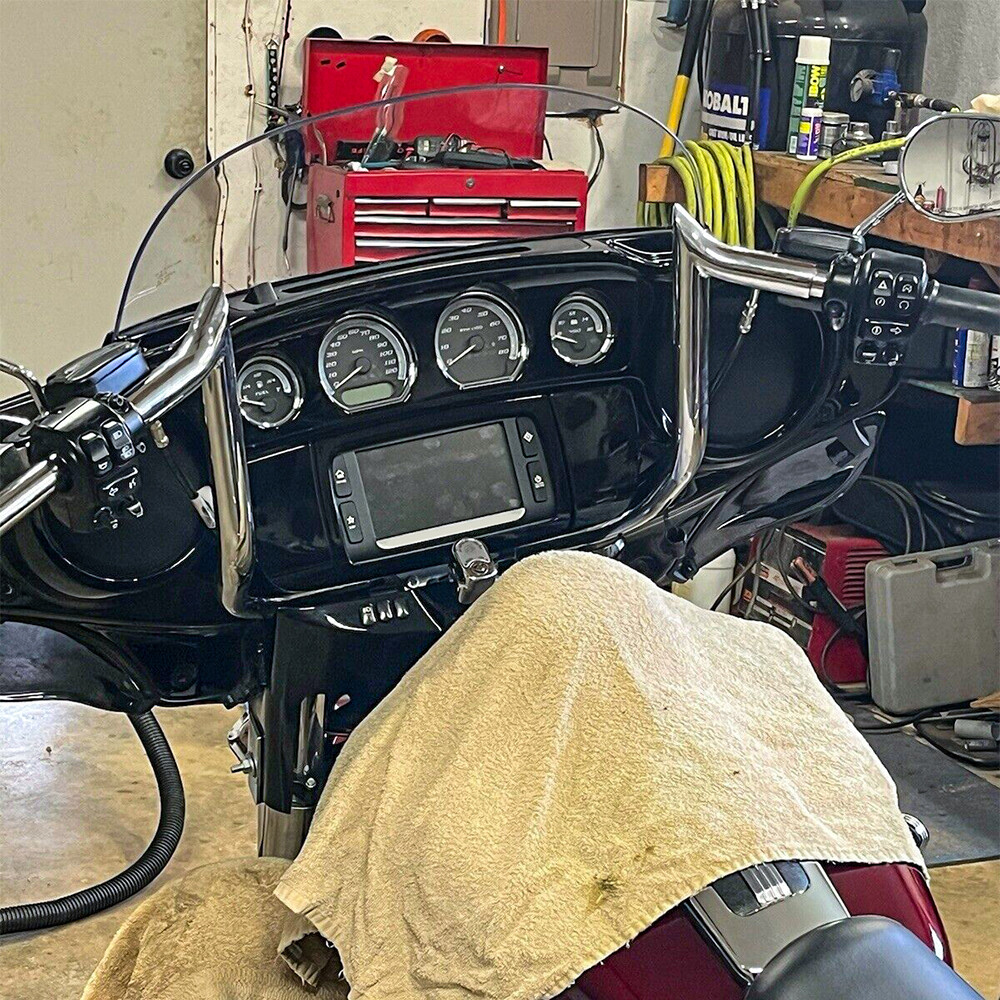 Black Chrome 10″ 12″ 14″ For Harley Street Electra Glide Meathook Bars Handlebar