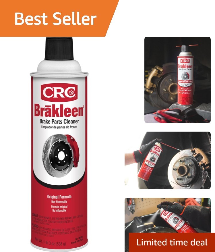 BRAKLEEN Brake Parts Cleaner – Non-Flammable -1lb 3 Oz