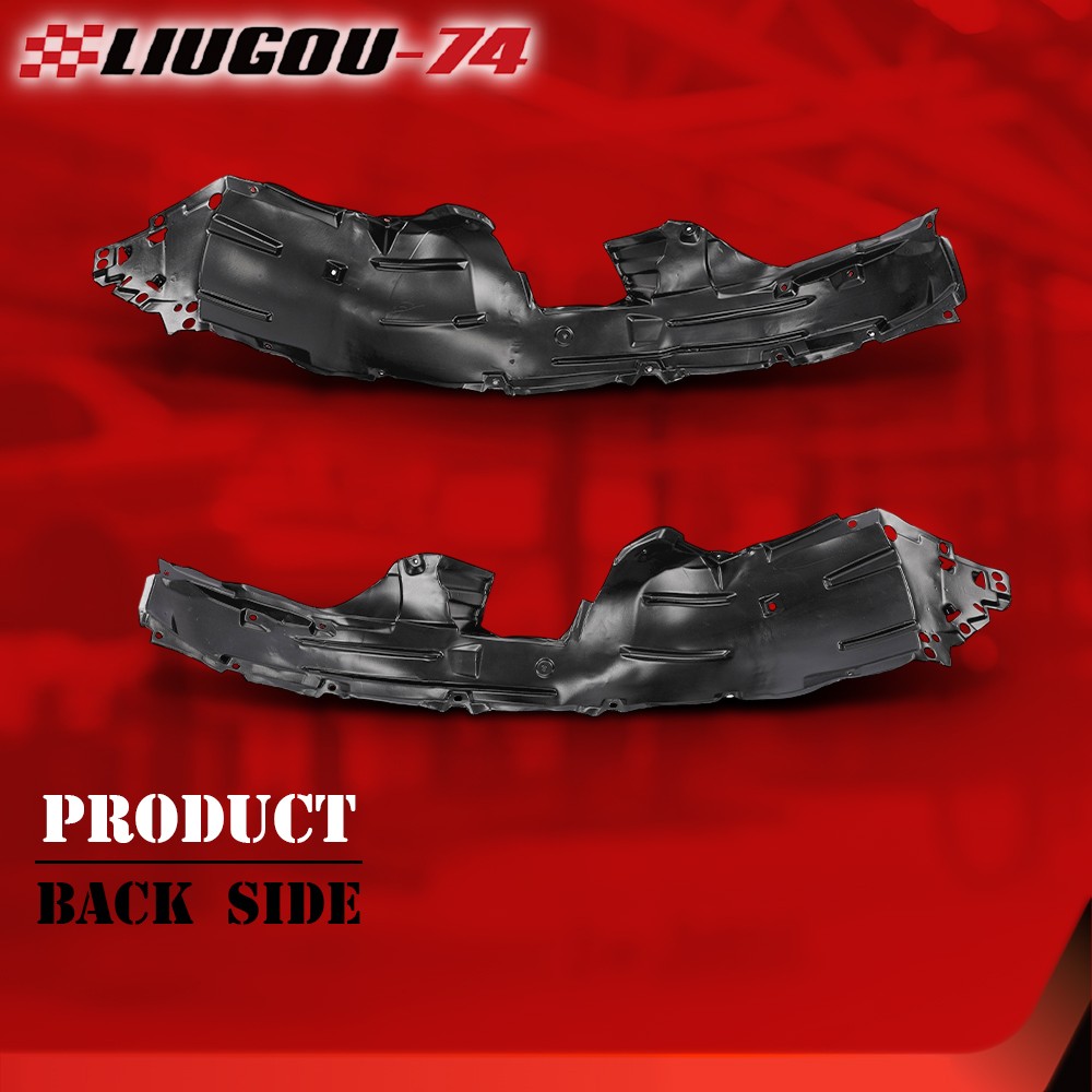 Front Left & Right Side Inner Fender Liners Black Fit For 2019-2020 Kia Sorento
