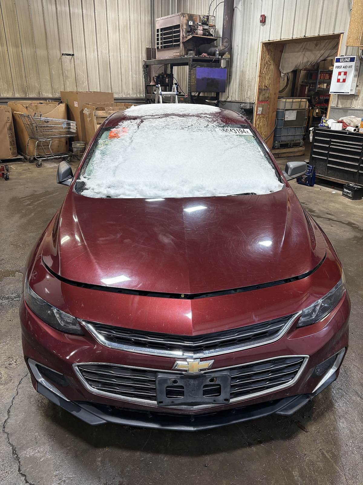 Used Front Right Door Assembly Front fits: 2016 Chevrolet Malibu VIN Z 4th digit