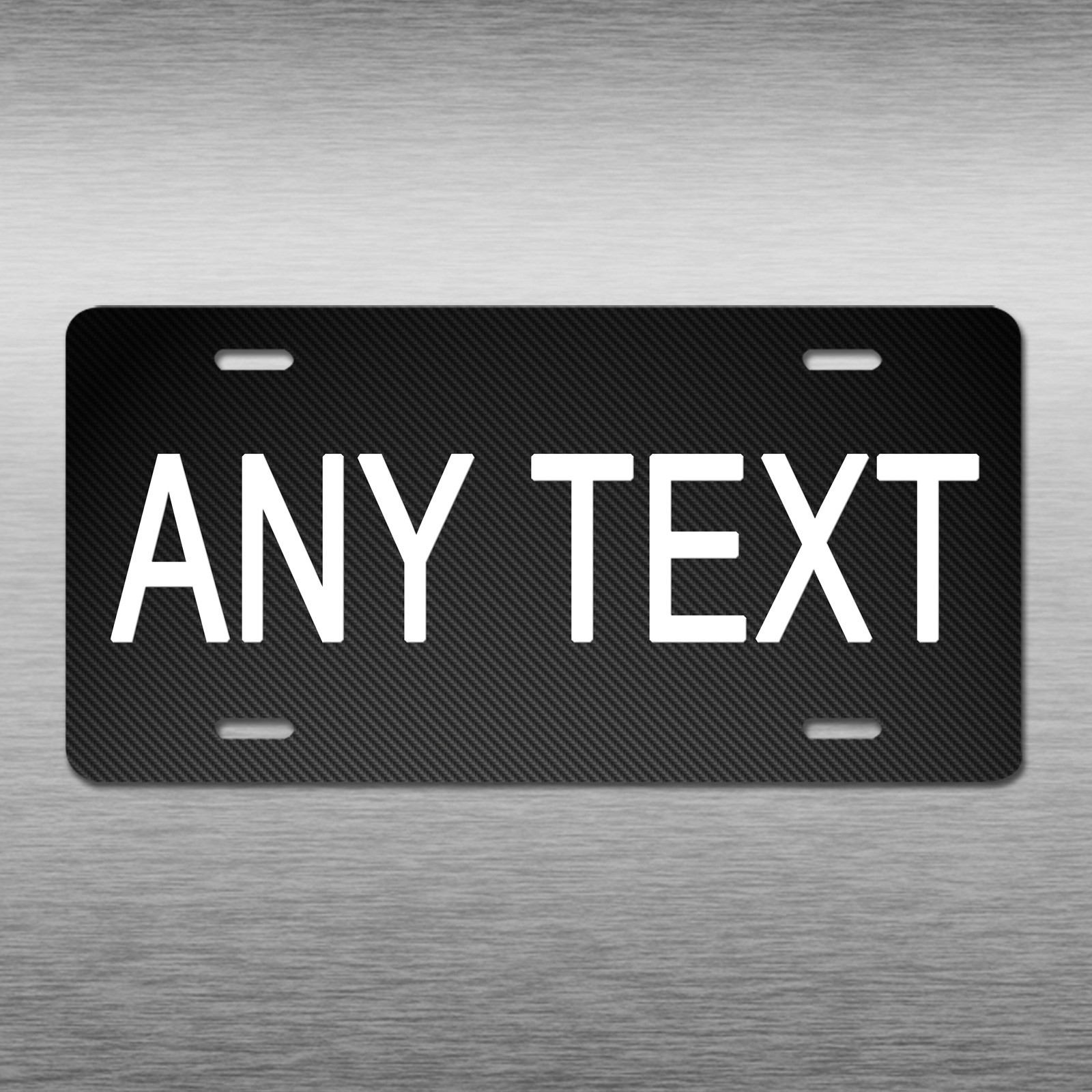 PERSONALIZED CUSTOM ALUMINUM LICENSE PLATE Car Tag Truck (Your Text)