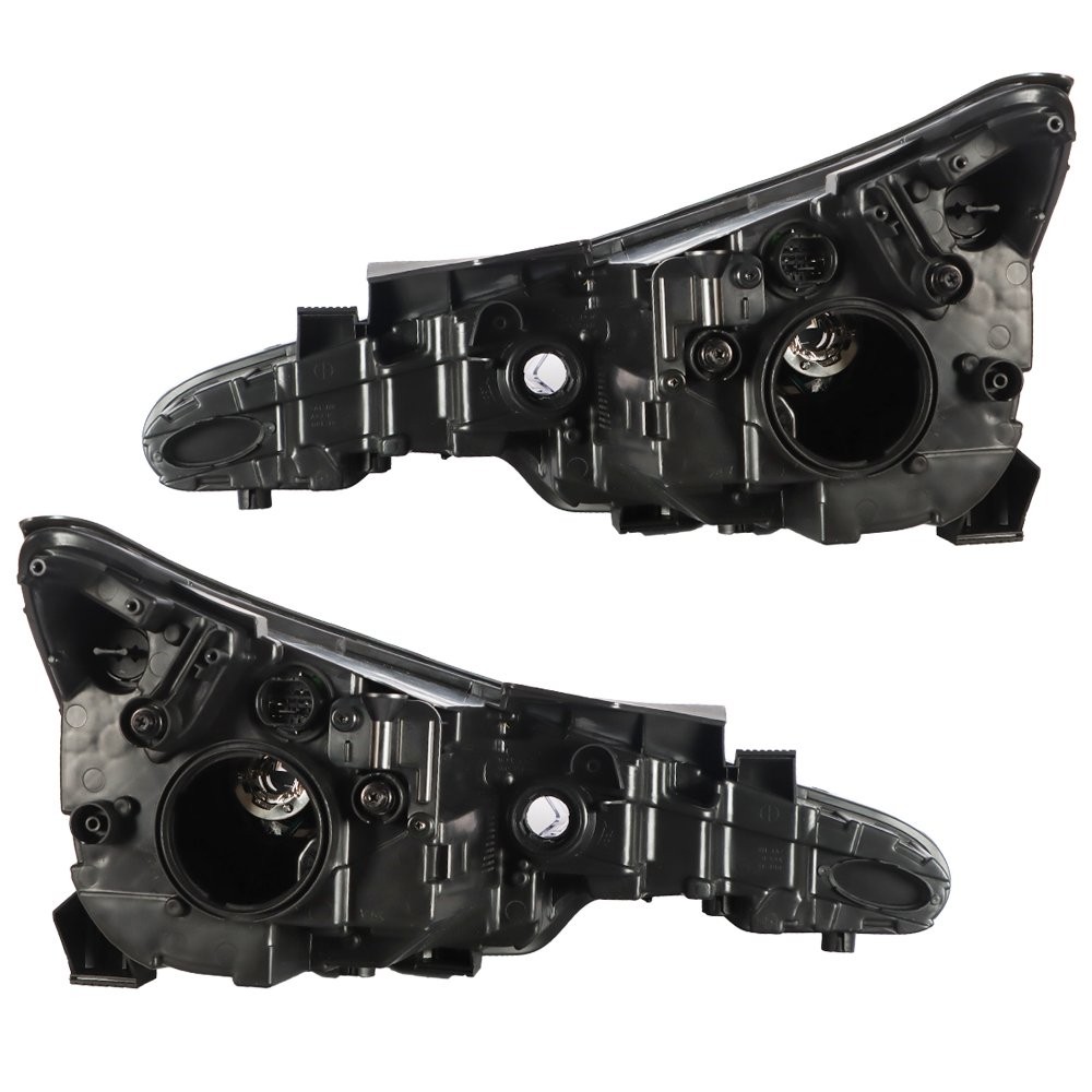Driver&Passenger Headlight For Hyundai Elantra 2019 2020 Black Housing Halogen