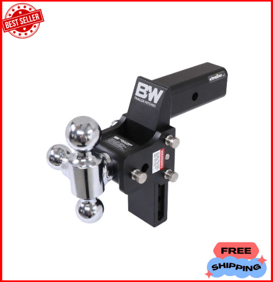 B&W Tow & Stow 3-Ball Mount Compatible GM MultiPro Tailgate 2.5″ Hitch FREE SHIP